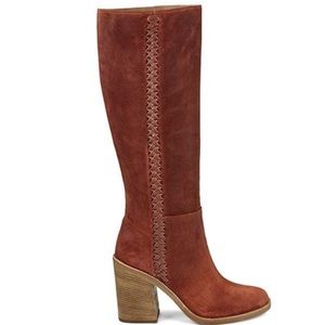 Ugg suede knee length boots. 4”heel